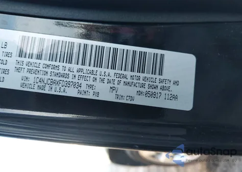 2015 Jeep Compass Sport z USA, uszkodzony, nr VIN 1C4NJCBAXFD397034